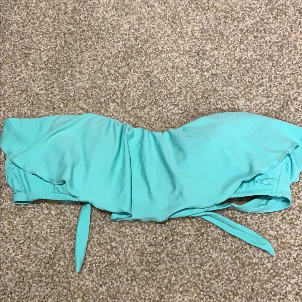 O’Neill Teal strapless bikini top